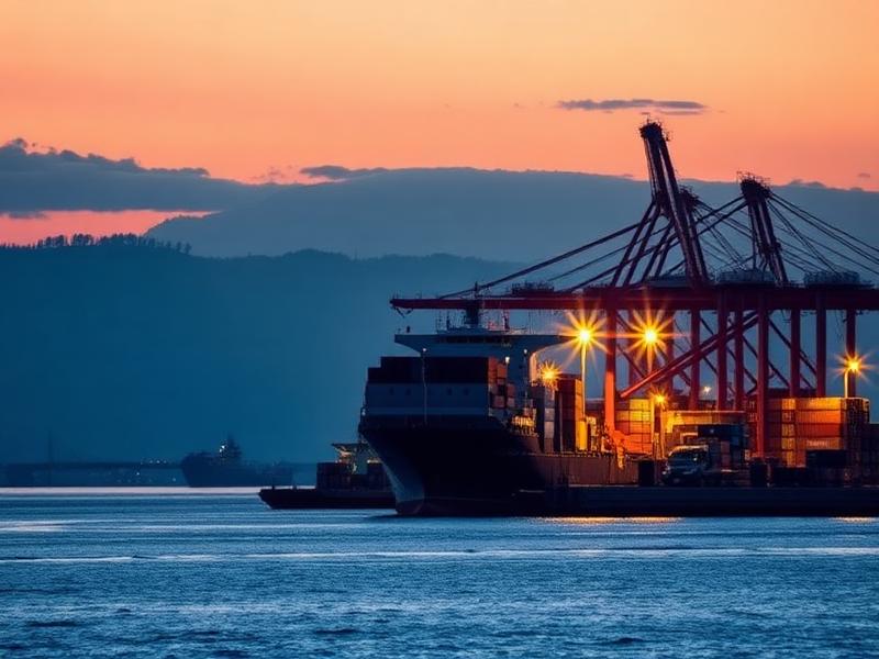 Cargo terminal and shipping containers